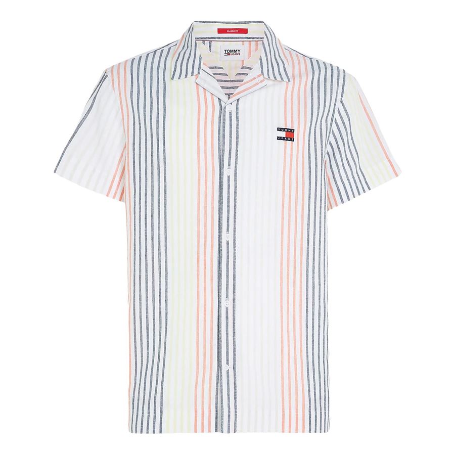 TJM CLSC LINEN MINI STRIPE SHIRT Tommy Jeans | DM0DM15926YBR